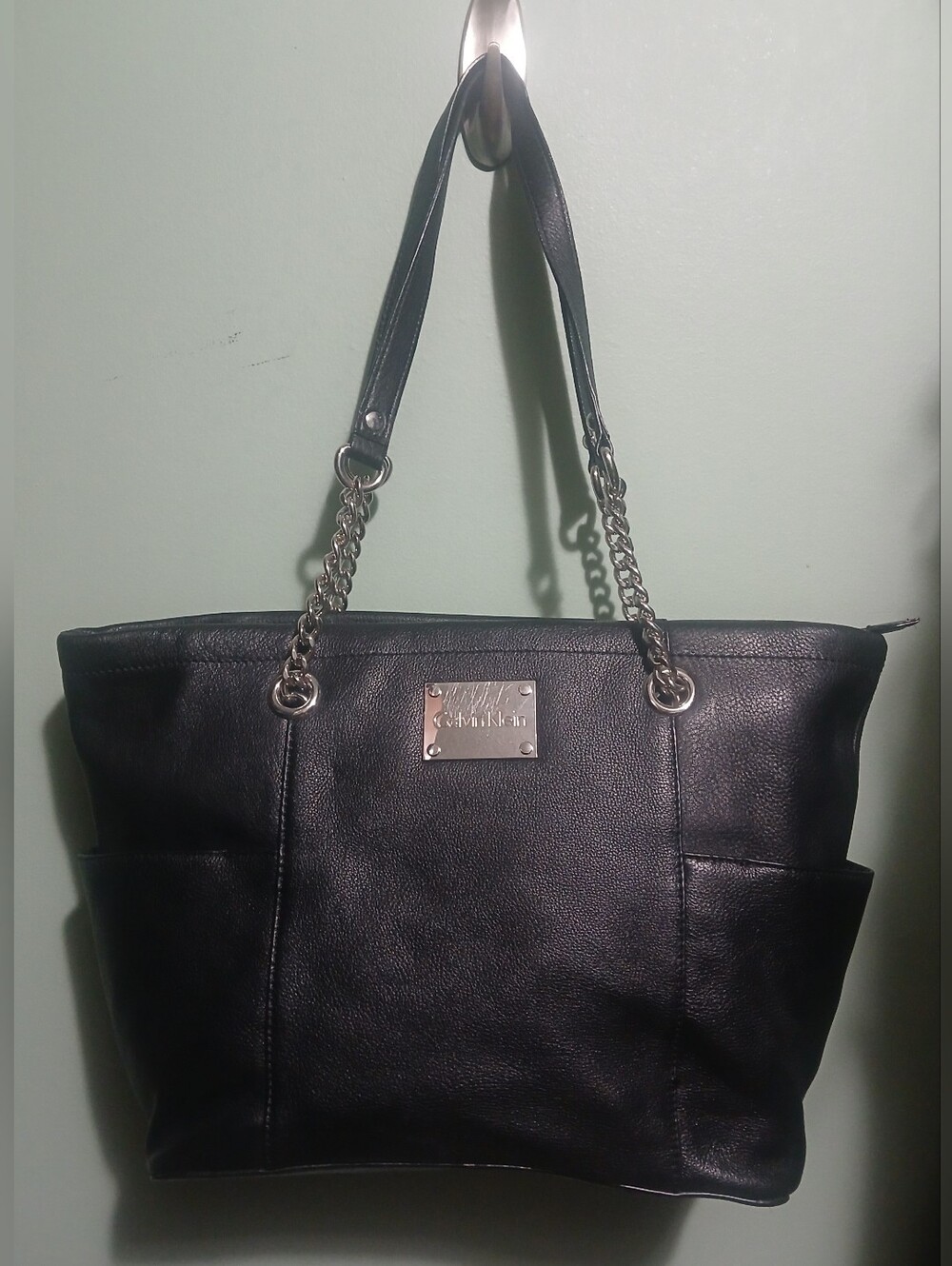 EUC Calvin KleinLeather Tote